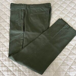 Men's Vineyard Vines Slim Fit Pants Green Size 34x30